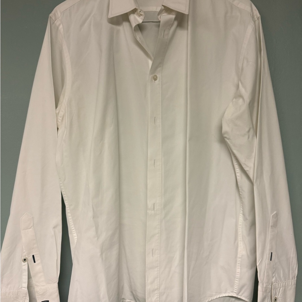 UNTUCKit White Long-Sleeve Dress Shirt XL